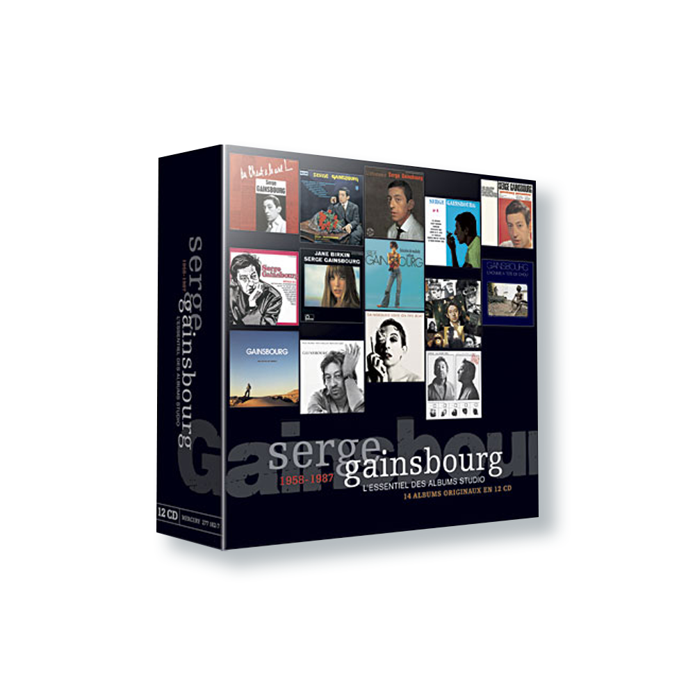 Serge Gainsbourg - L'essentiel des albums studio - 12CD - Store