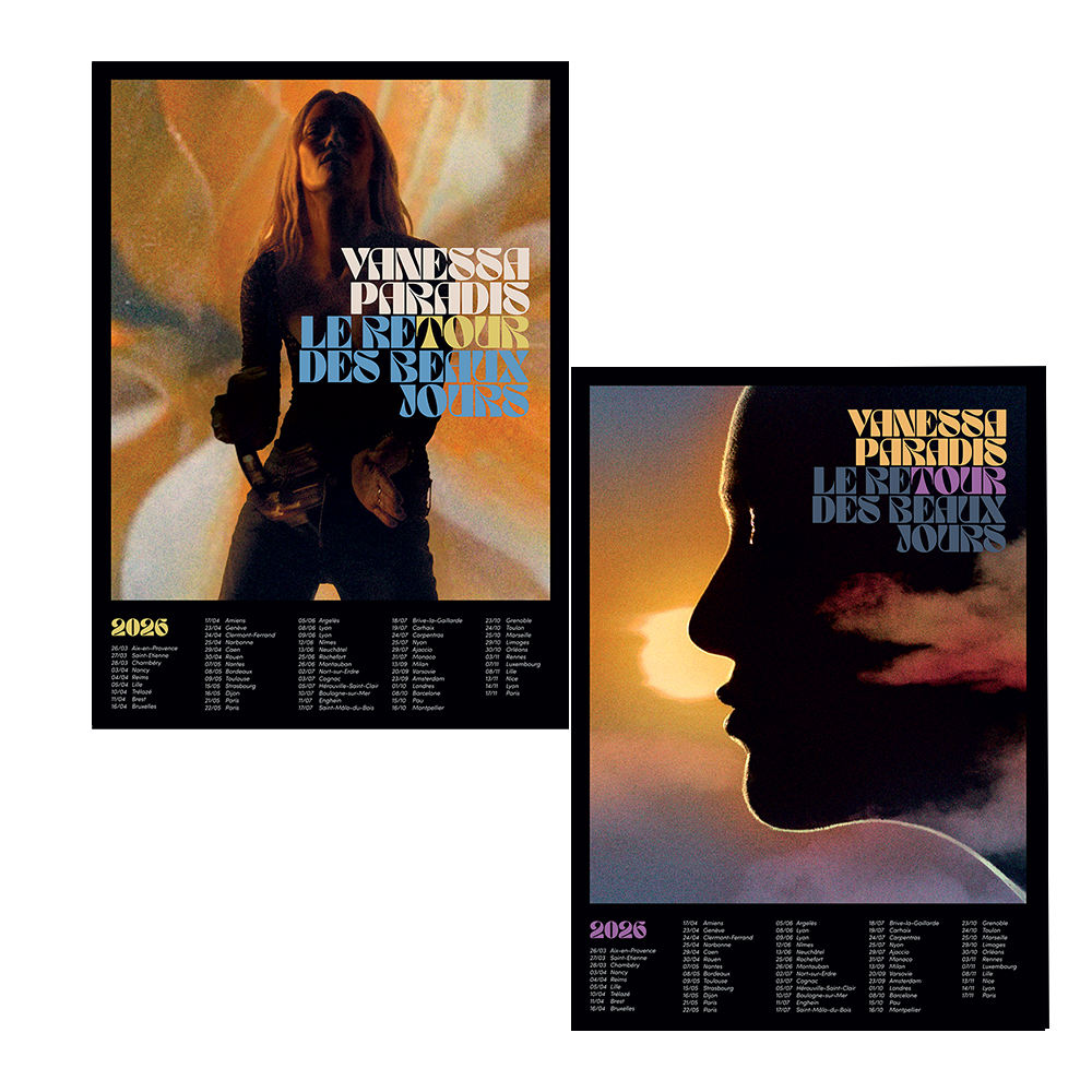 Vanessa Paradis - Affiche Tour - Store Universal Music Store