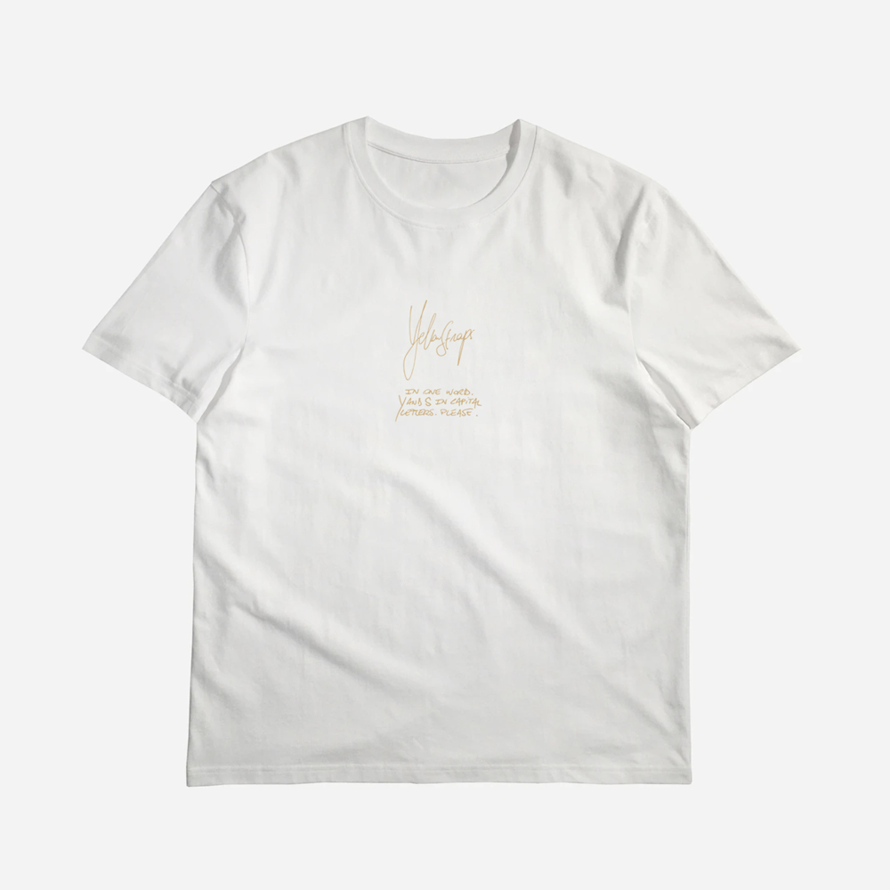 Yellowstraps - T-shirt YS In One Word blanc
