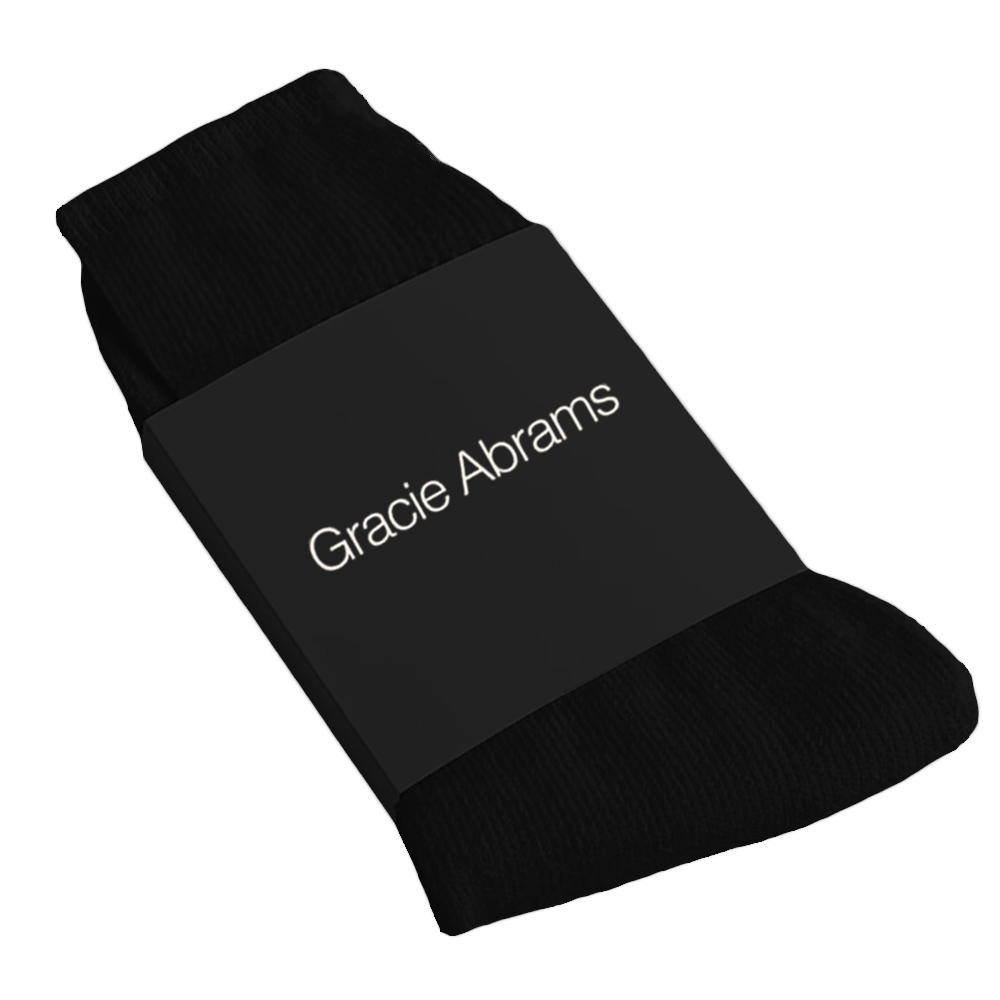 Gracie Abrams - Good Riddance - Chaussette G.A. Initial Black Dress