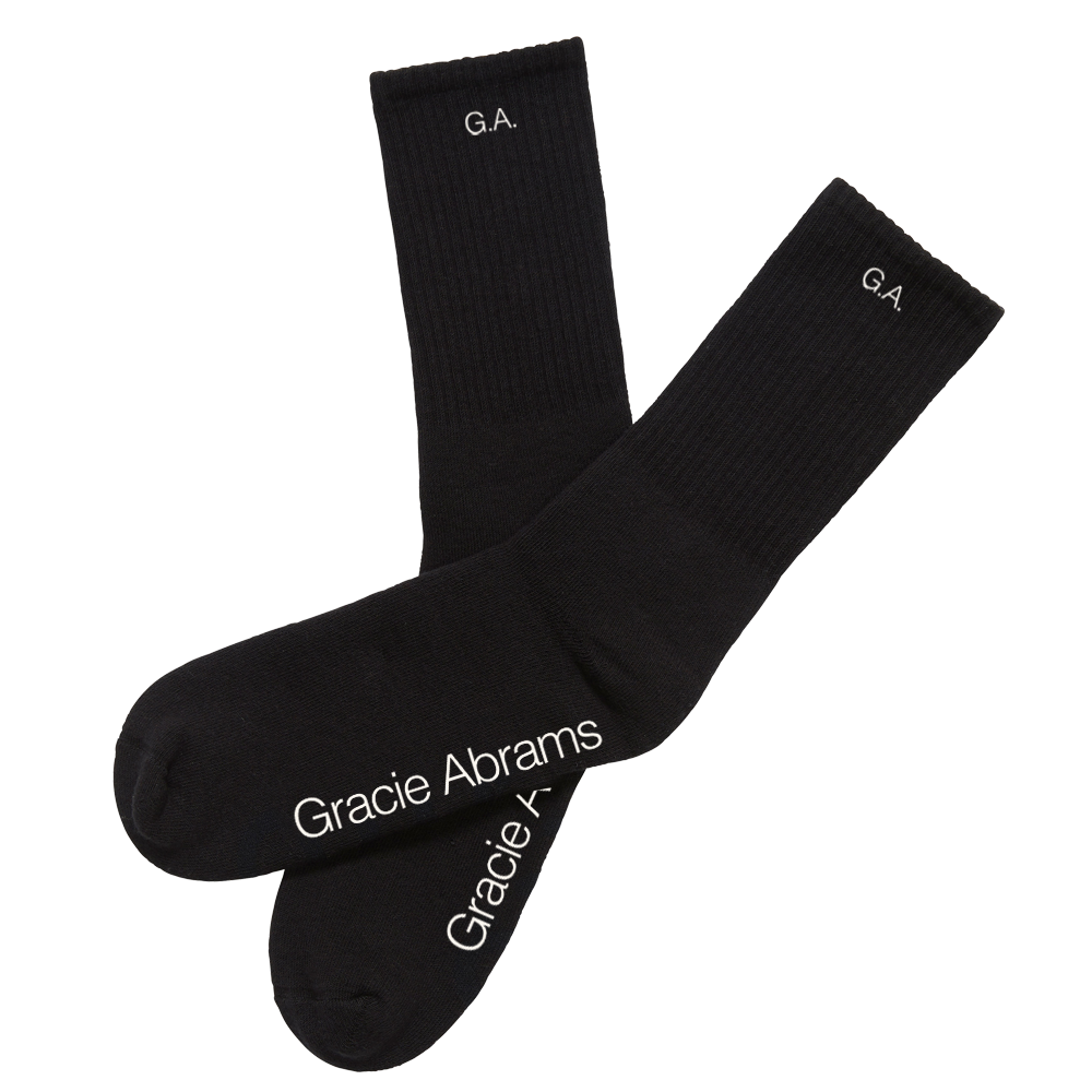 Gracie Abrams - Good Riddance - Chaussette G.A. Initial Black Dress