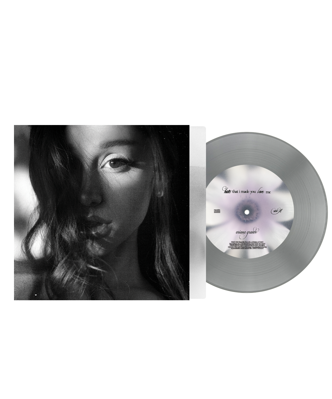 Ariana Grande - hate that i made you love me - Vinyle 45T fluffy tail gray