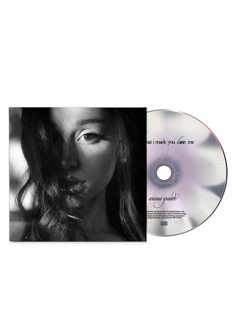 Ariana Grande - hate that i made you love me - w/ a cappella CD