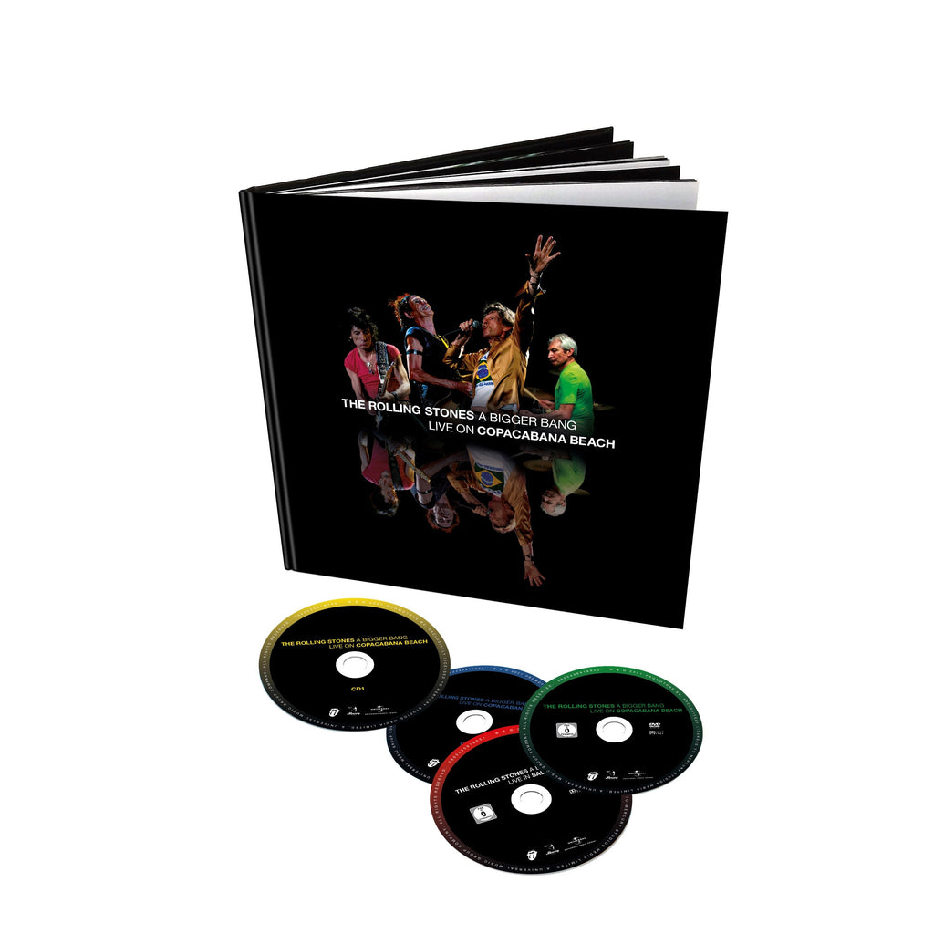 The Rolling Stones - A Bigger Bang - Live On Copacabana Beach - Édition Deluxe 2 DVD + 2 CD + Livre Relié