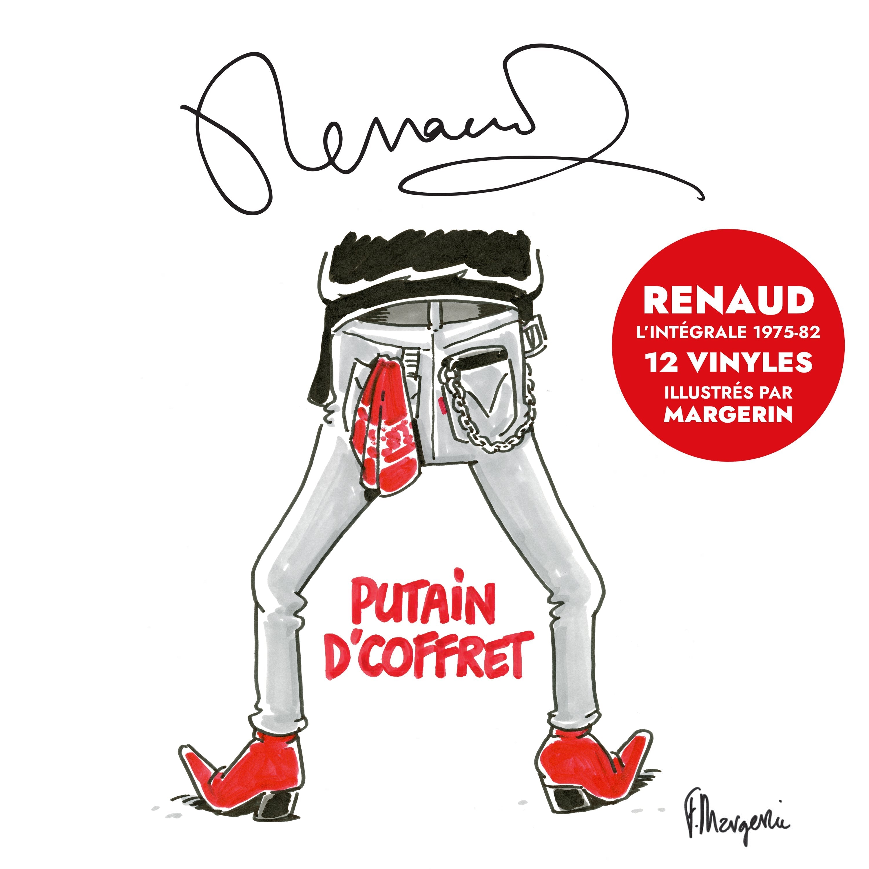 Renaud - Putain d'coffret - Coffret 12 Vinyles Couleur