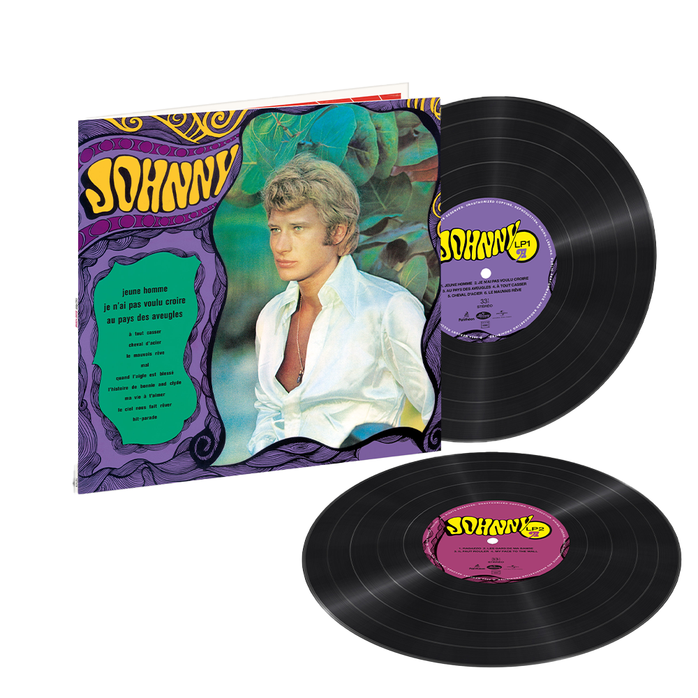 Johnny Hallyday – Jeune Homme - Double Vinyle