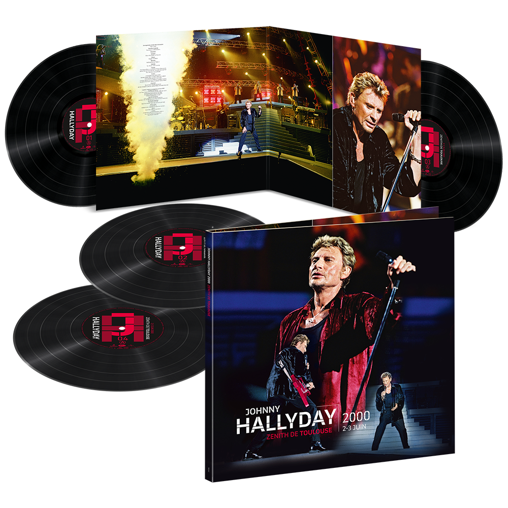 Johnny Hallyday - Live Toulouse Juin 2000 – 4LP (Limité et Numéroté)