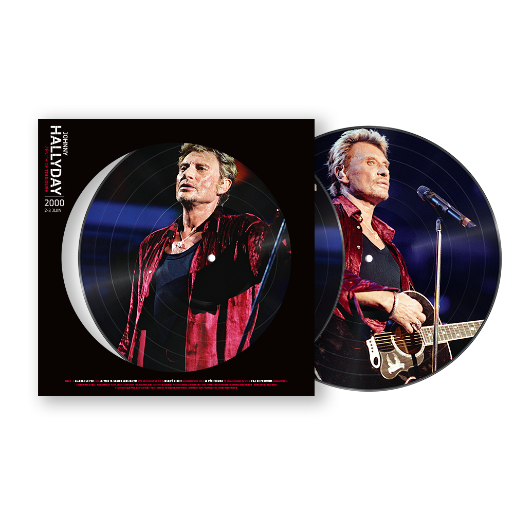 Johnny Hallyday - Live Toulouse Juin 2000 – Vinyle Picture Disc Exclusif