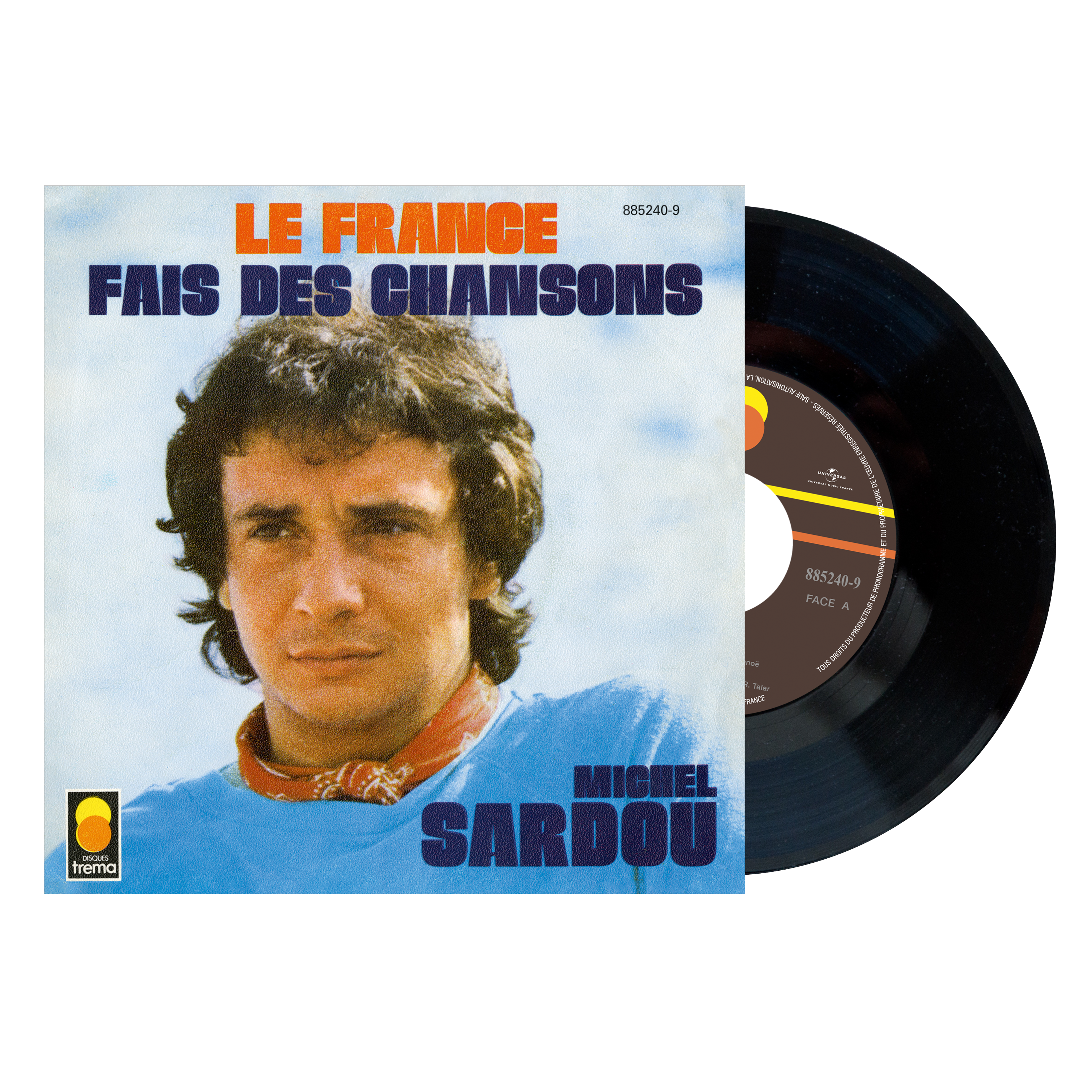 Michel Sardou - Le France - Vinyle 45T
