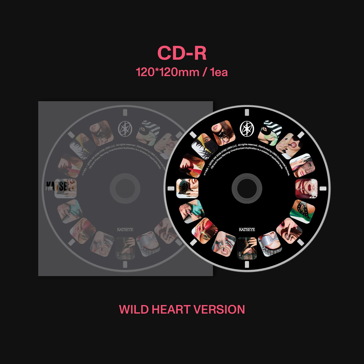 KATSEYE - WILD - Wild heart ver. - CD