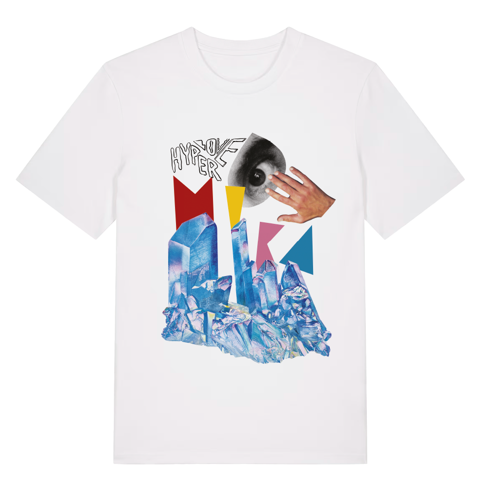 Mika - T-Shirt blanc eye iceberg