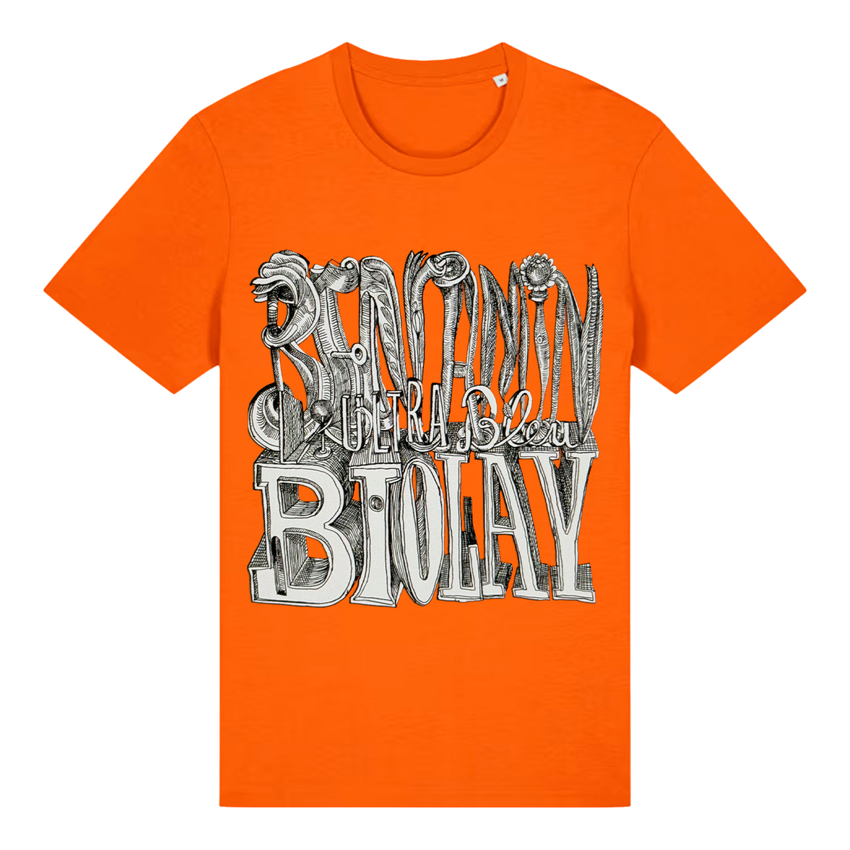 Benjamin Biolay - T-shirt Orange "L'ultrableu"