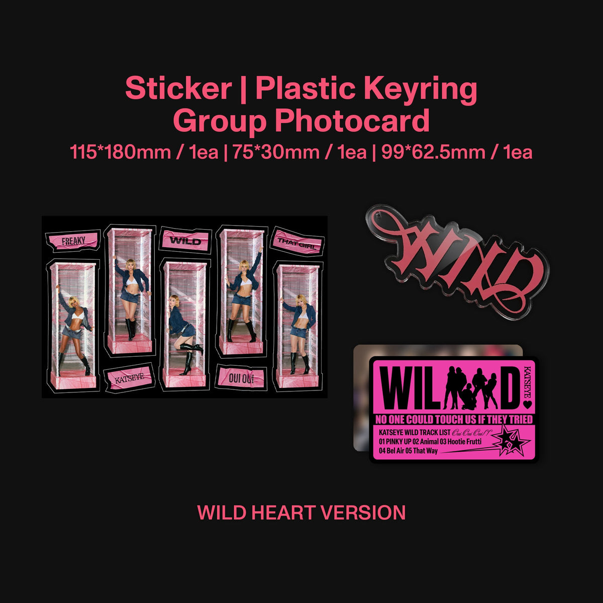KATSEYE - WILD - Wild heart ver. - CD