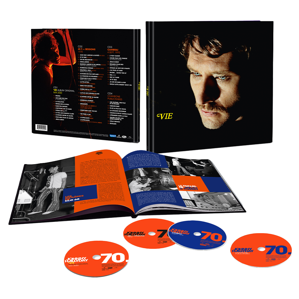 Johnny Hallyday - Johnny 70 - Coffret Super Deluxe Édition 4CD