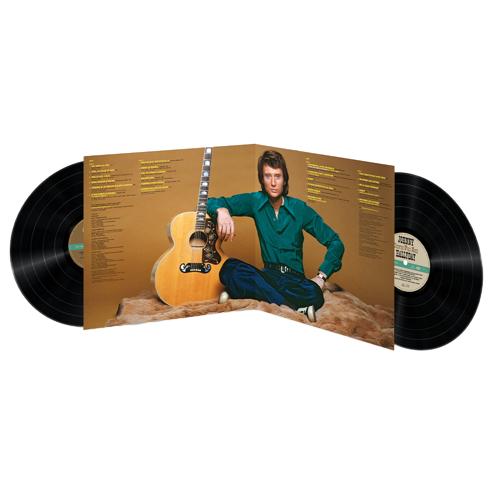 Johnny Hallyday - Country-Folk-Rock - Double Vinyle
