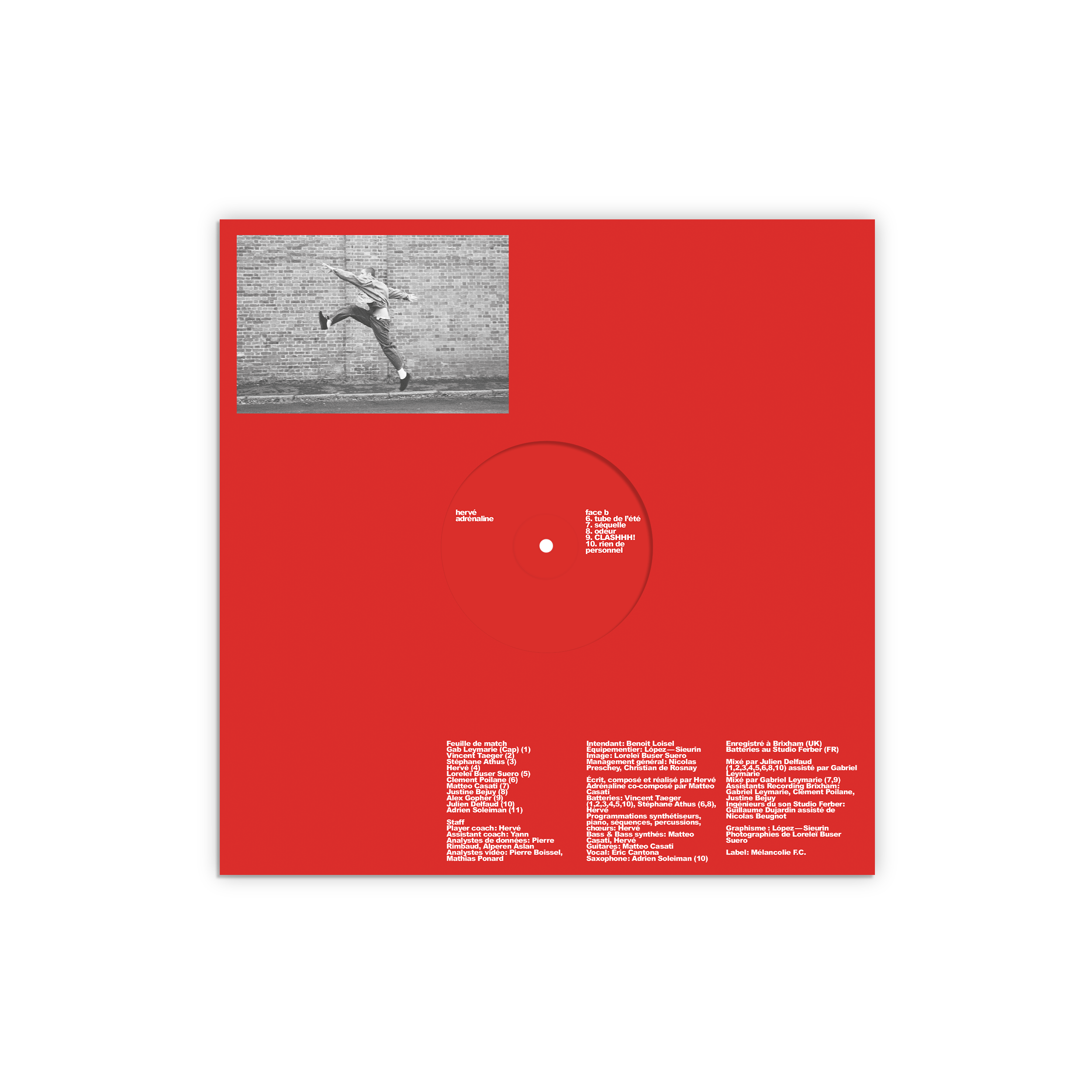 Hervé - adrénaline - Vinyle