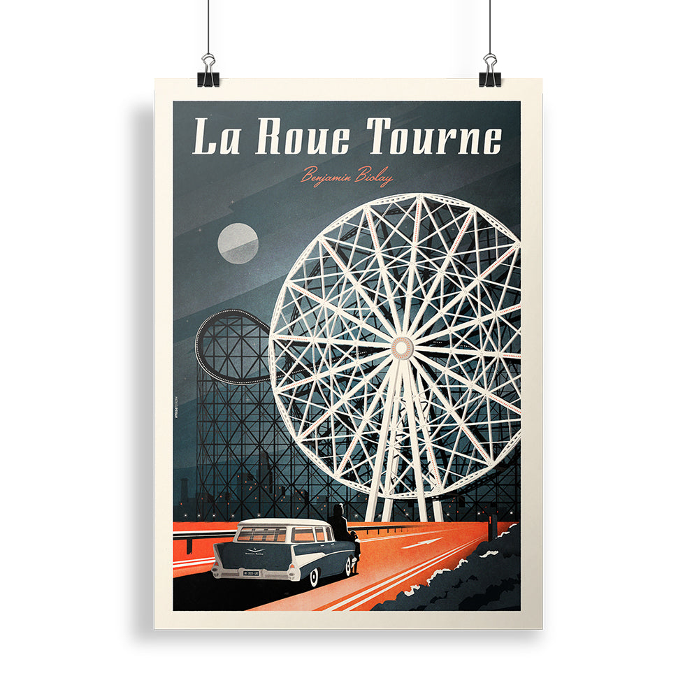 Benjamin Biolay - « La roue tourne » - Affiche Collector