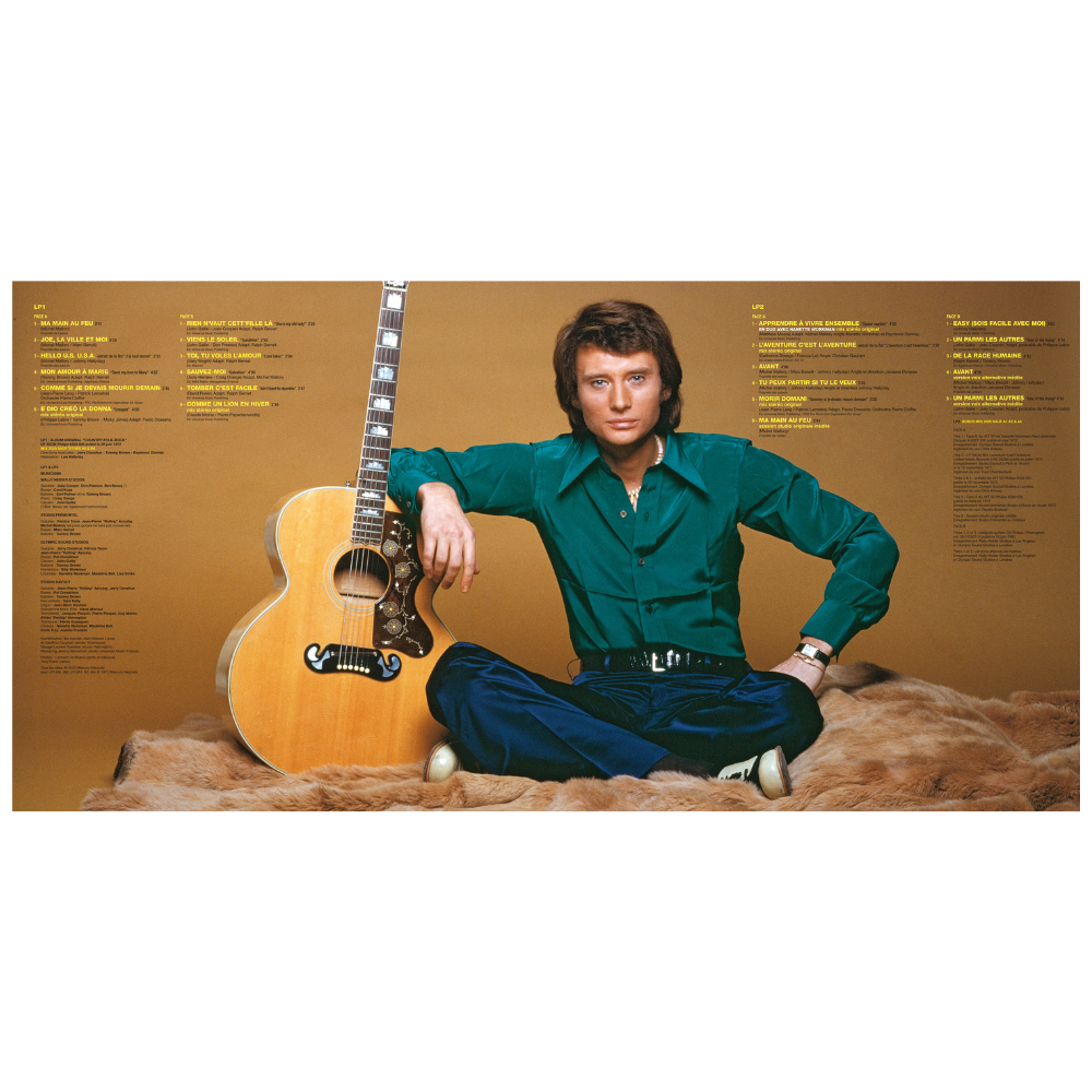 Johnny Hallyday - Country-Folk-Rock - Double Vinyle