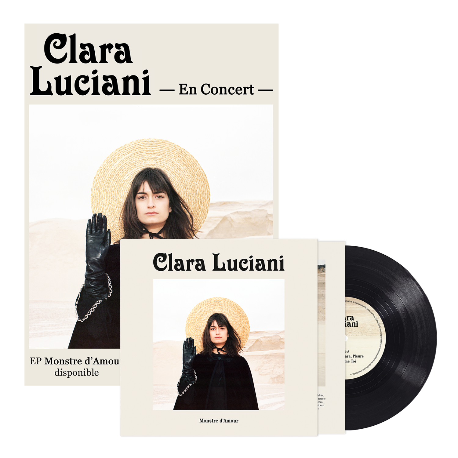 Clara Luciani - Monstre d'amour - Vinyle + Affiche
