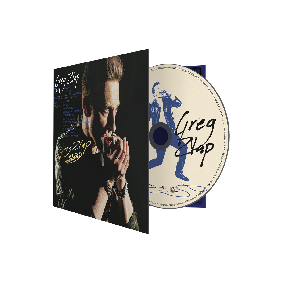 Greg Zlap - Toute la musique que j'aime - CD dédicacé