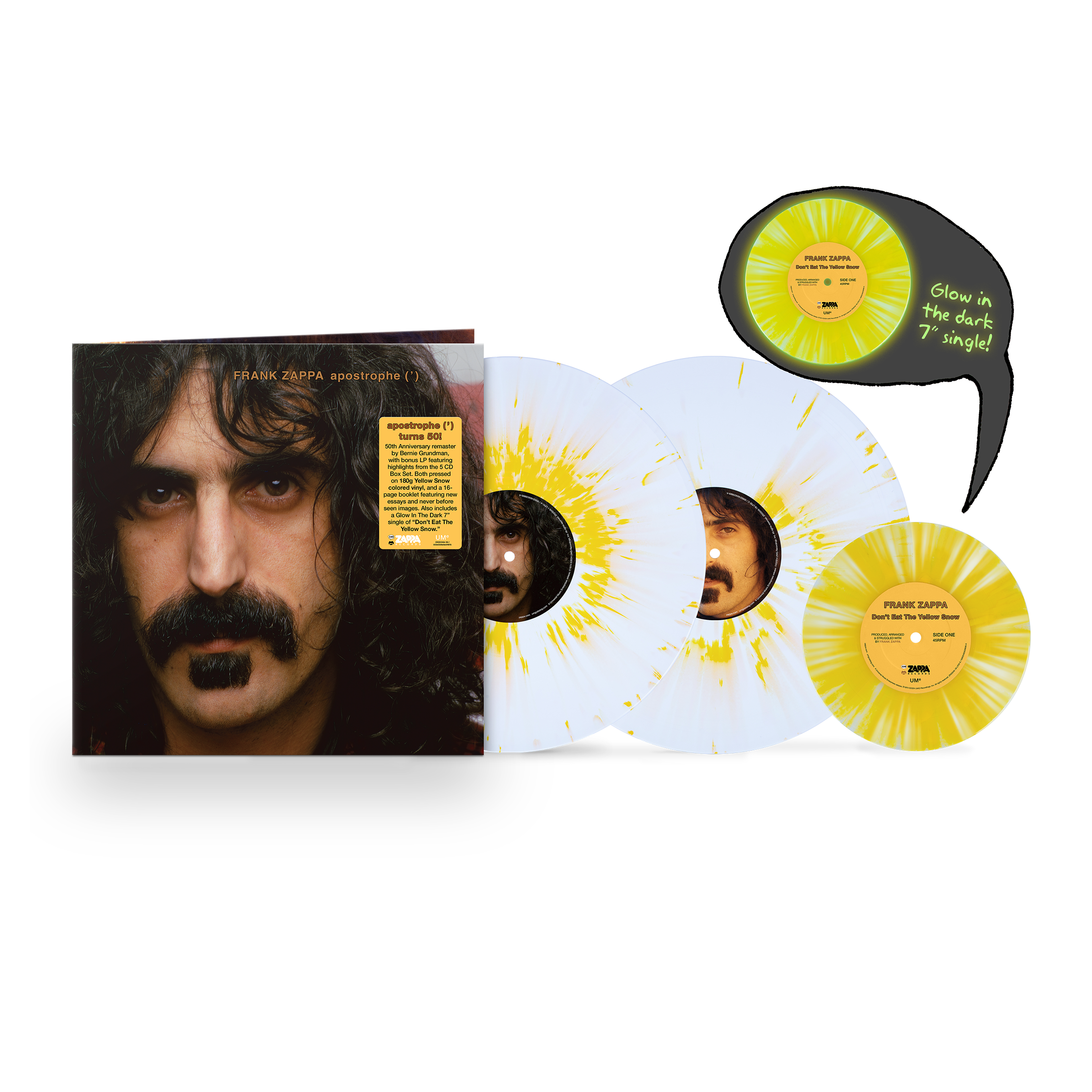 Frank Zappa – Apostrophe(‘) 50th Anniversary - Double Vinyle + 45T