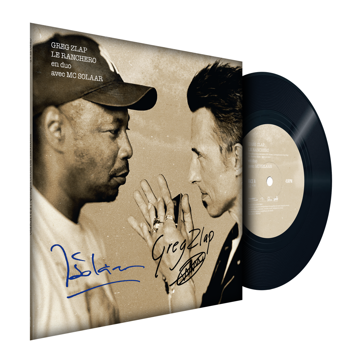 Greg Zlap - Le ranchero - Vinyle 45T