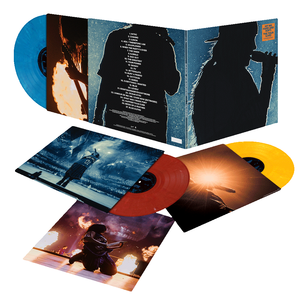 Billie Eilish - HIT ME HARD AND SOFT: THE TOUR (LIVE) - Triple Vinyle