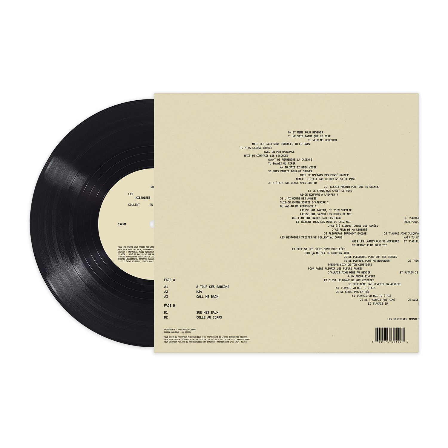 Noor - Les histoires tristes me collent au corps - Vinyle