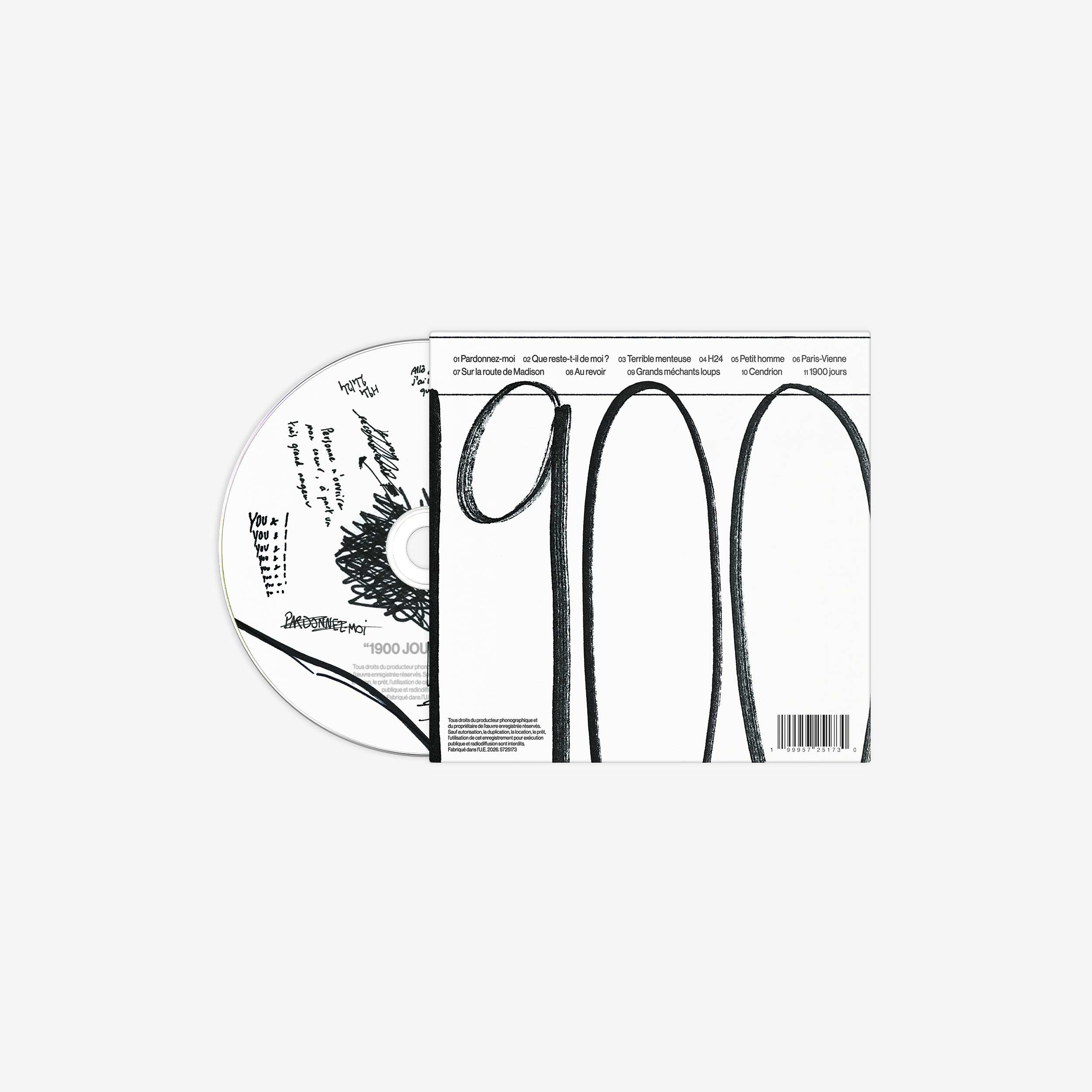 Noor - 1900 jours - CD dédicacé