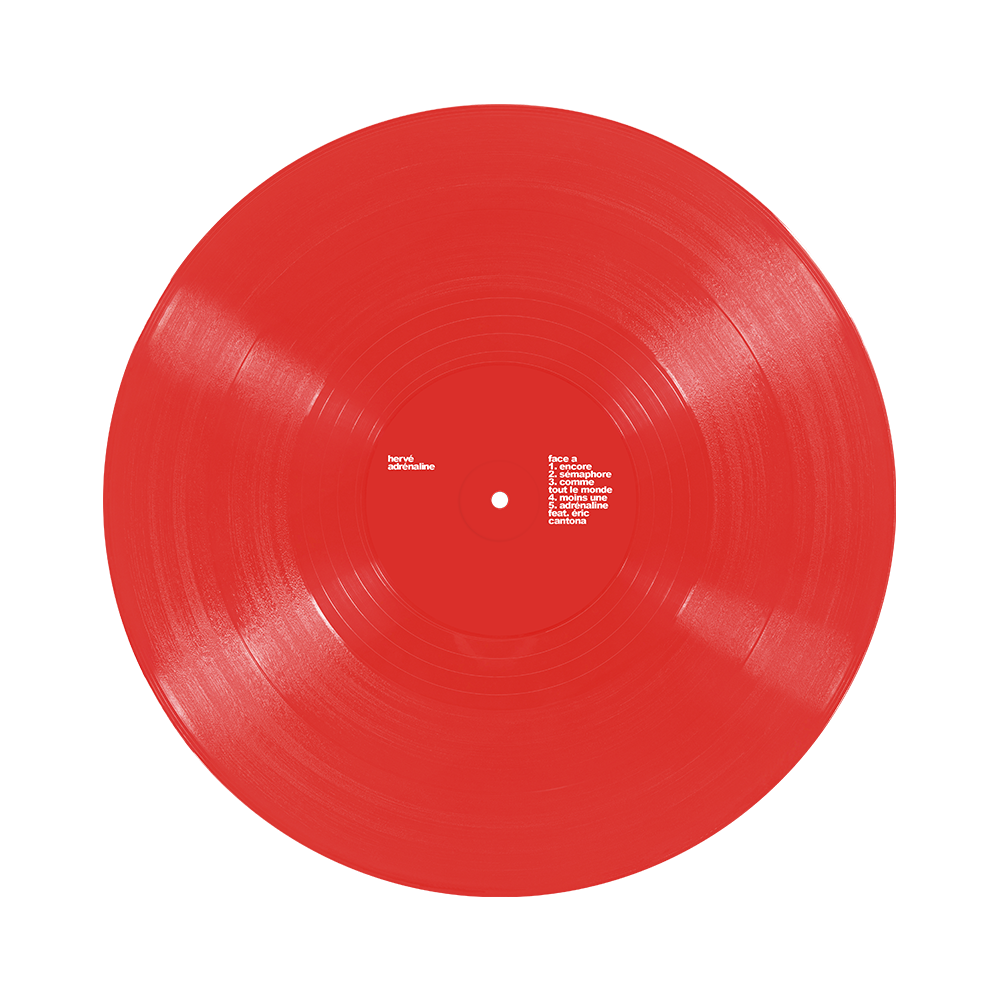 Hervé - adrénaline - Vinyle couleur dédicacé