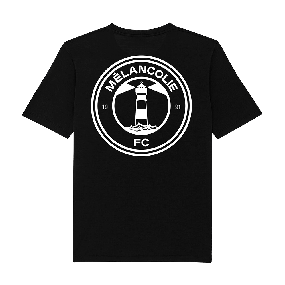 Hervé - T-Shirt noir Adrénaline/Mélancolie