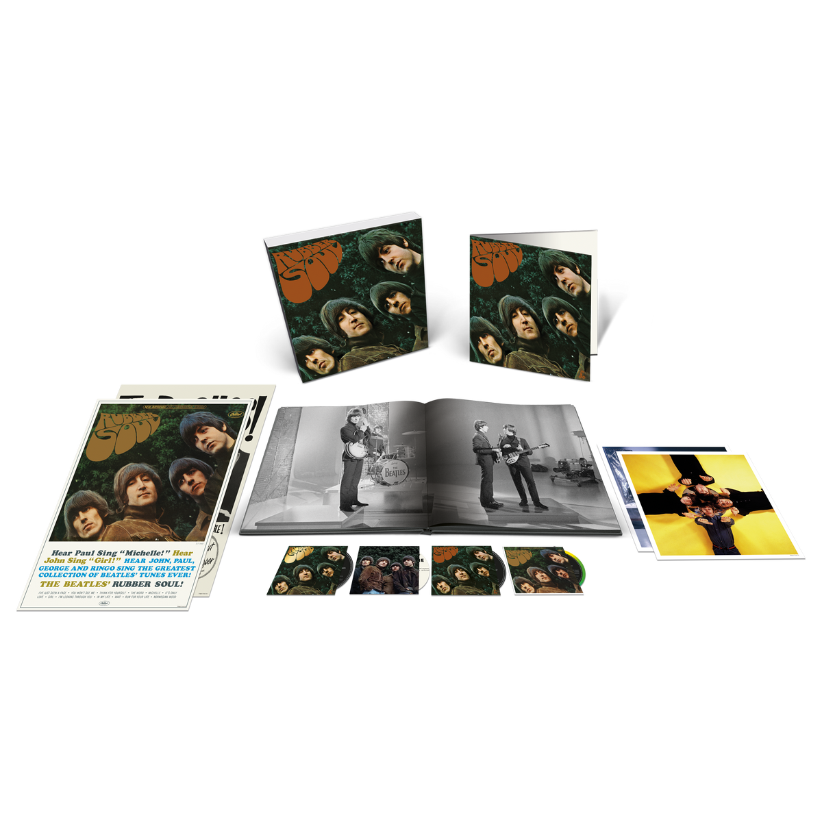 The Beatles - Rubber Soul - Coffret 4CD Deluxe Special Edition + Posters + Art Cards