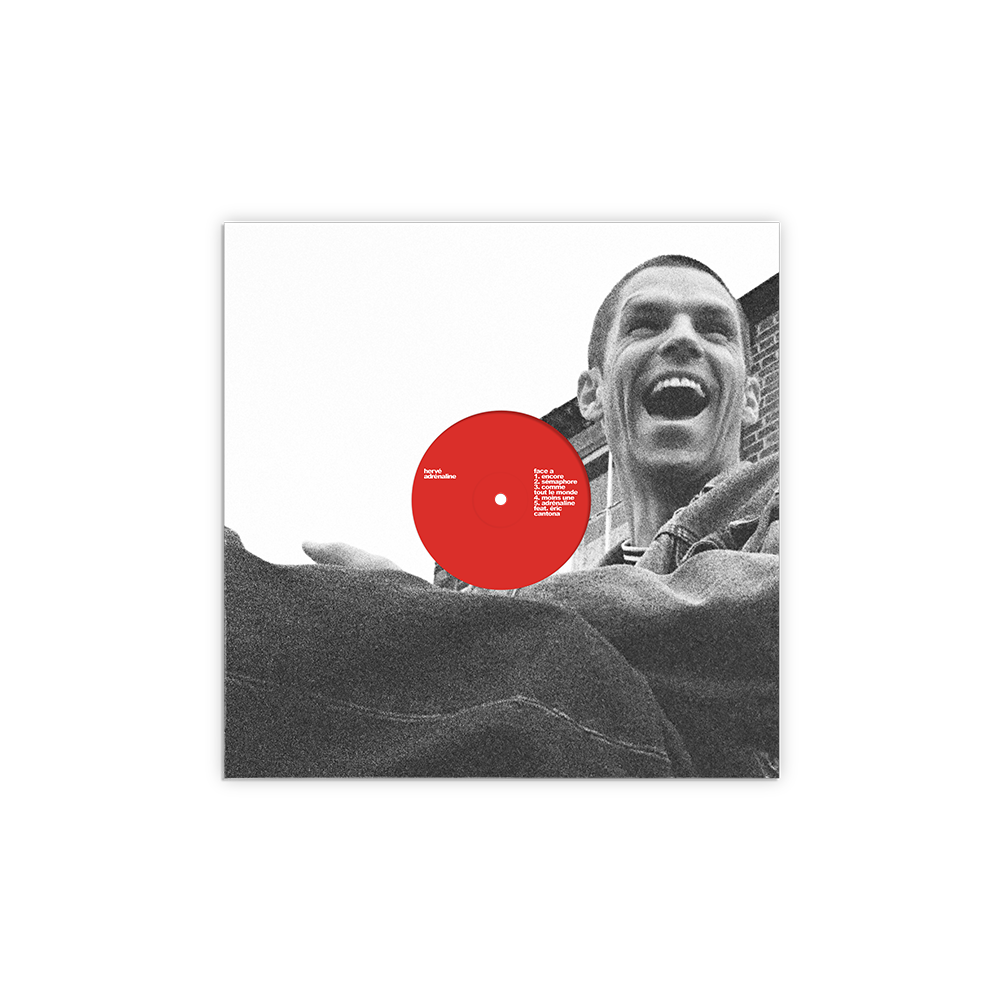 Hervé - adrénaline - Vinyle couleur dédicacé