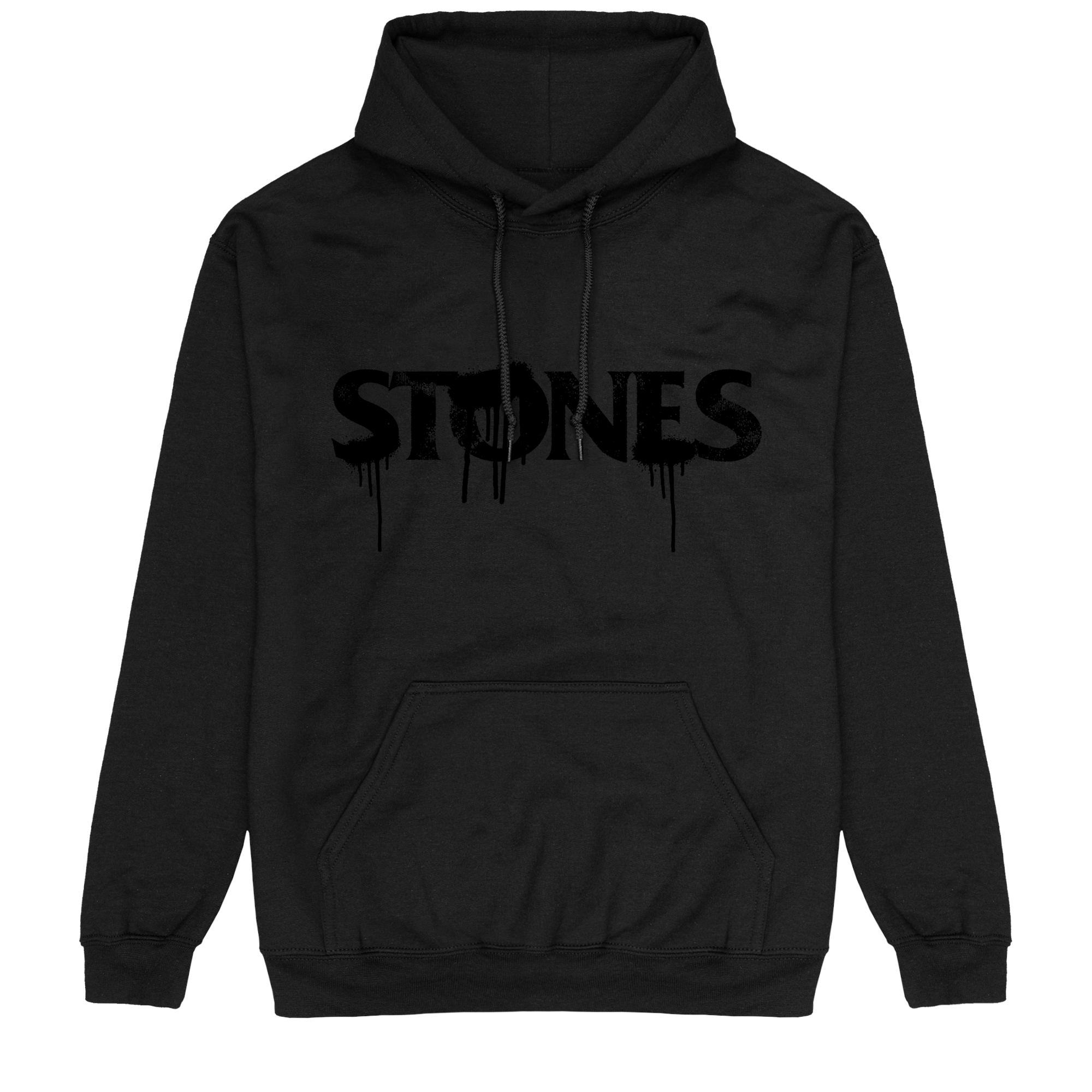 The Rolling Stones - Black on Black Hoodie