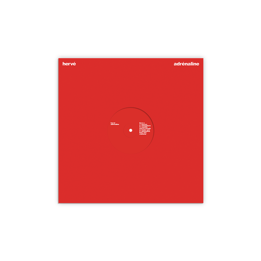 Hervé - adrénaline - Vinyle couleur dédicacé