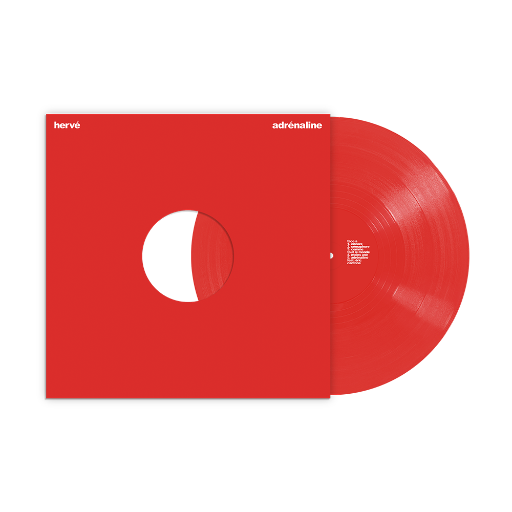 Hervé - adrénaline - Vinyle couleur dédicacé