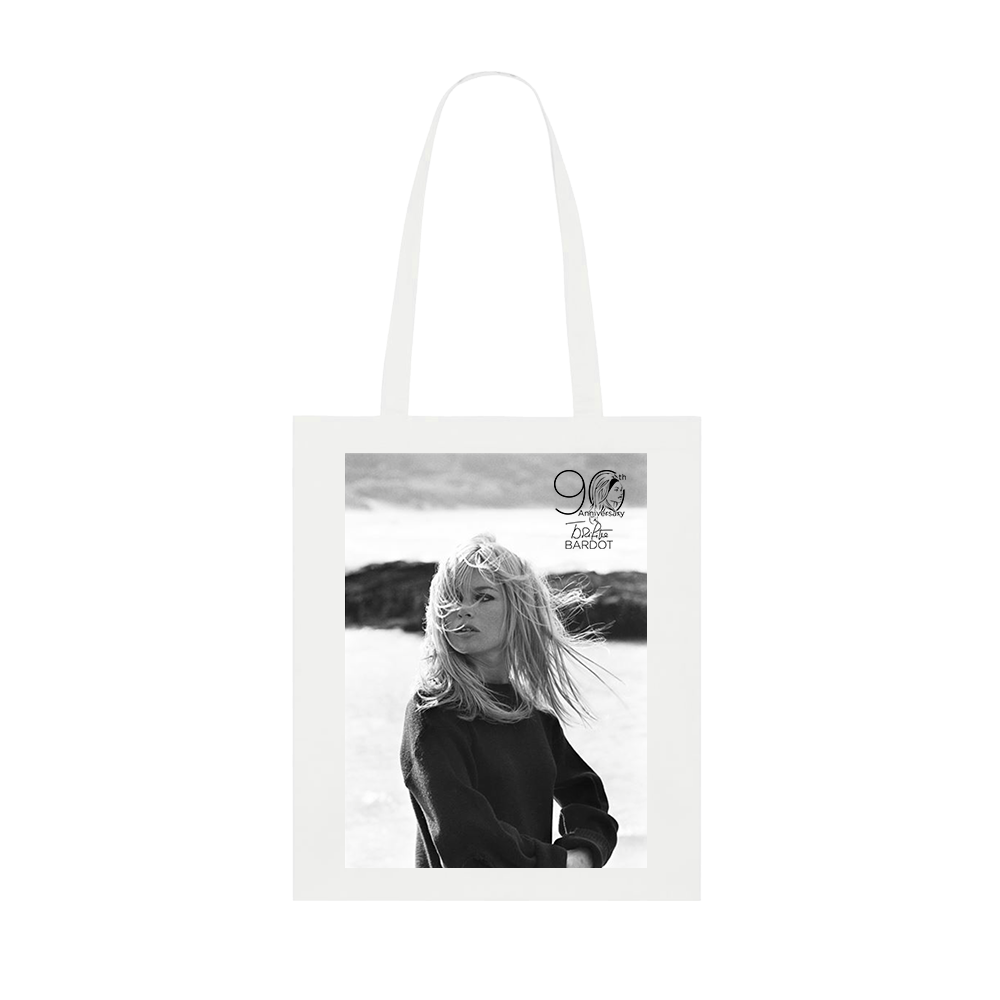 Brigitte Bardot - Totebag blanc - Collection 90ème Anniversaire