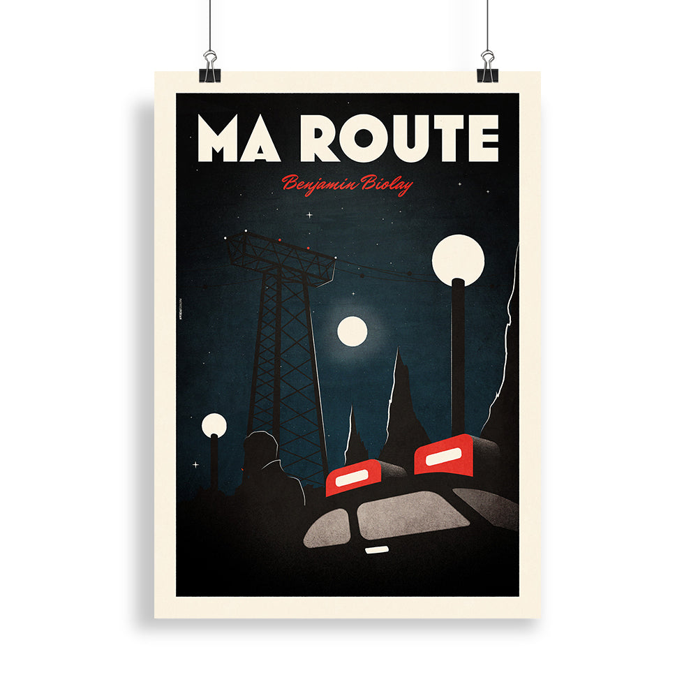 Benjamin Biolay - "Ma route" - Nouvelle Affiche Collector