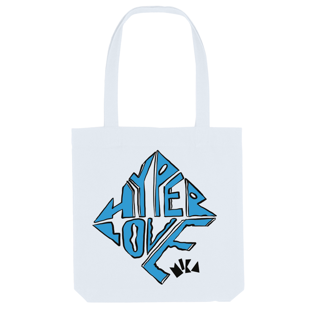 Mika - Tote bag blanc Hyperlove