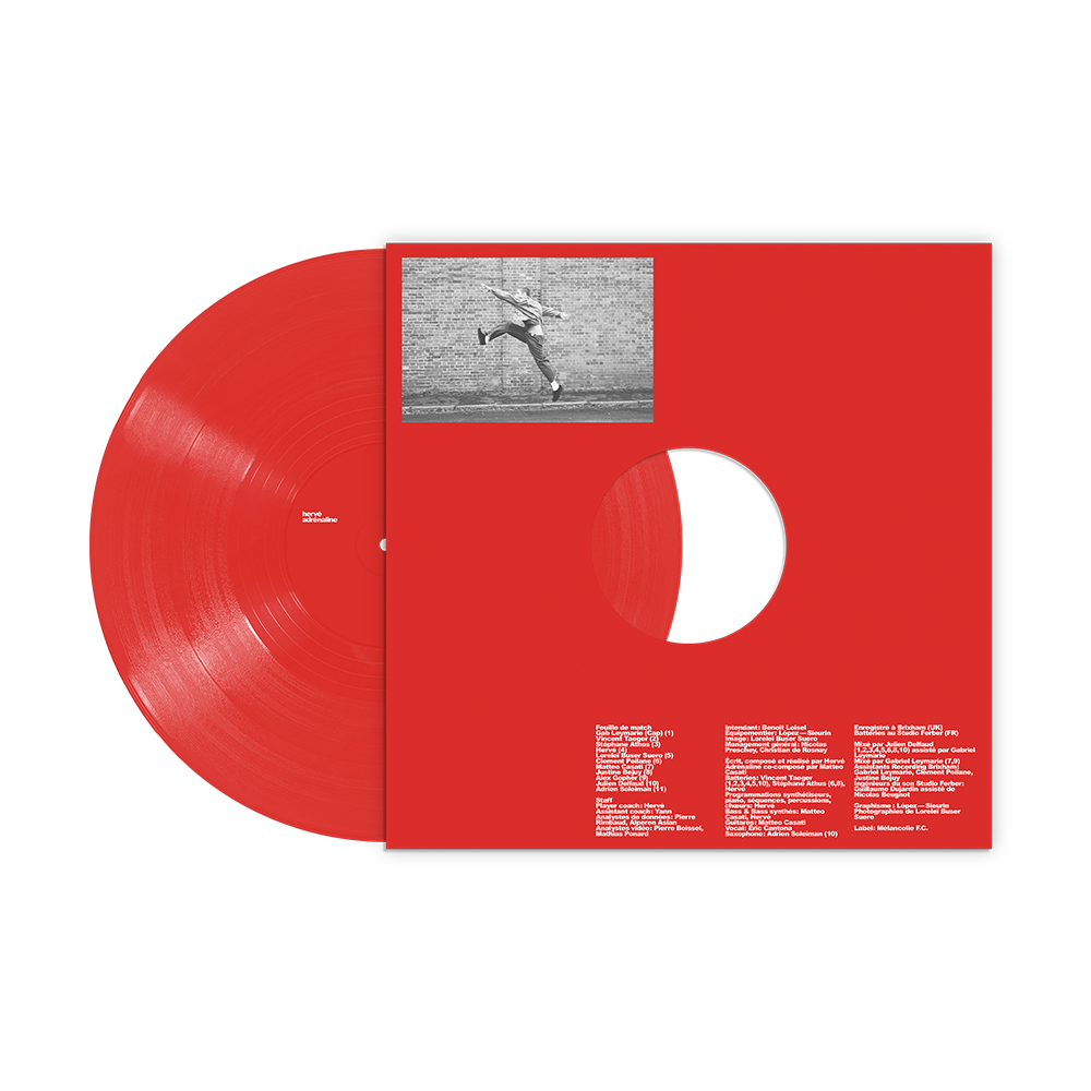 Hervé - adrénaline - Vinyle couleur dédicacé