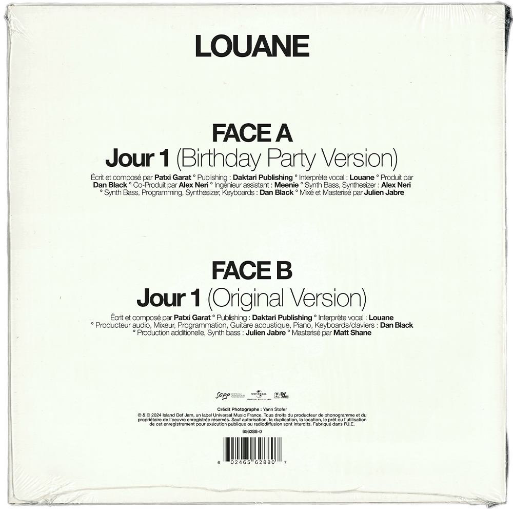 Louane - Jour 1 - Vinyle 45T