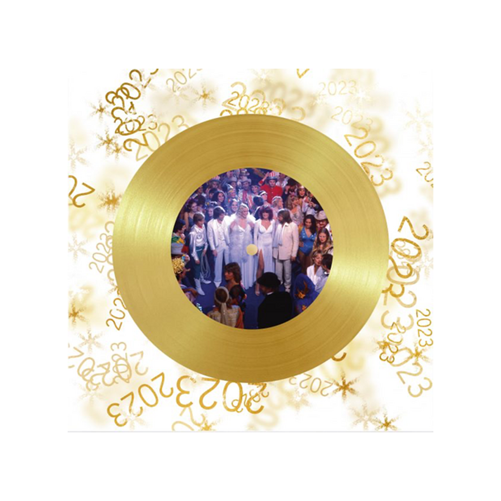 ABBA - Happy New Year - Vinyle 45T Doré