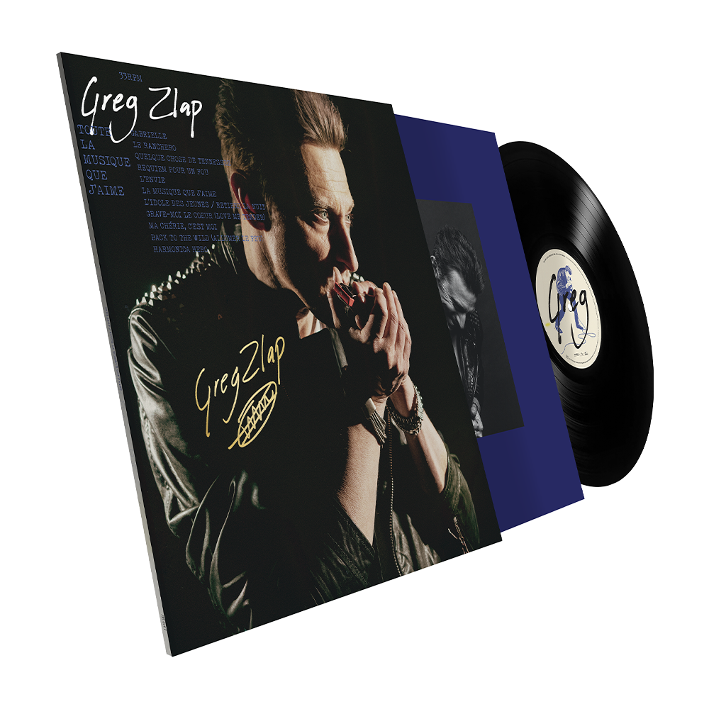 Greg Zlap - Toute la musique que j'aime - Vinyle dédicacé