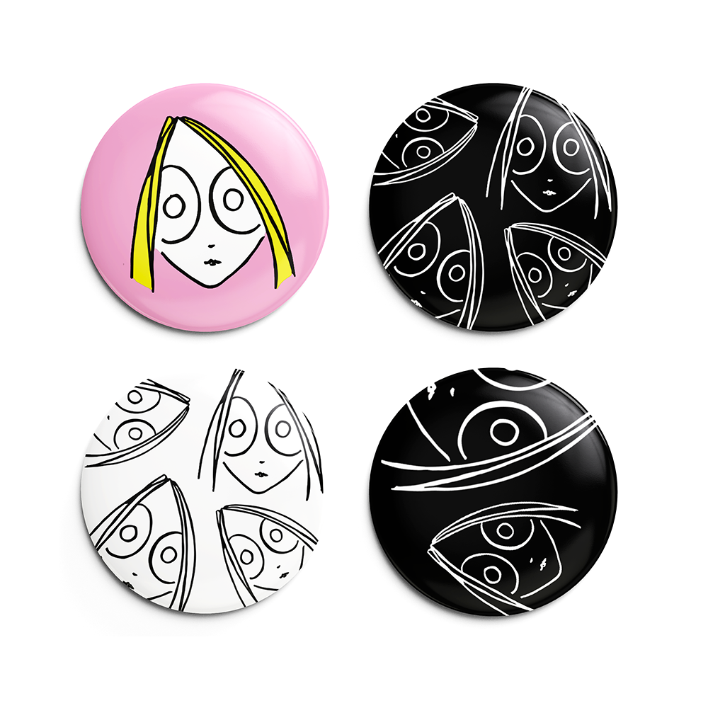 Louise Attaque - "la Louise" - Badges