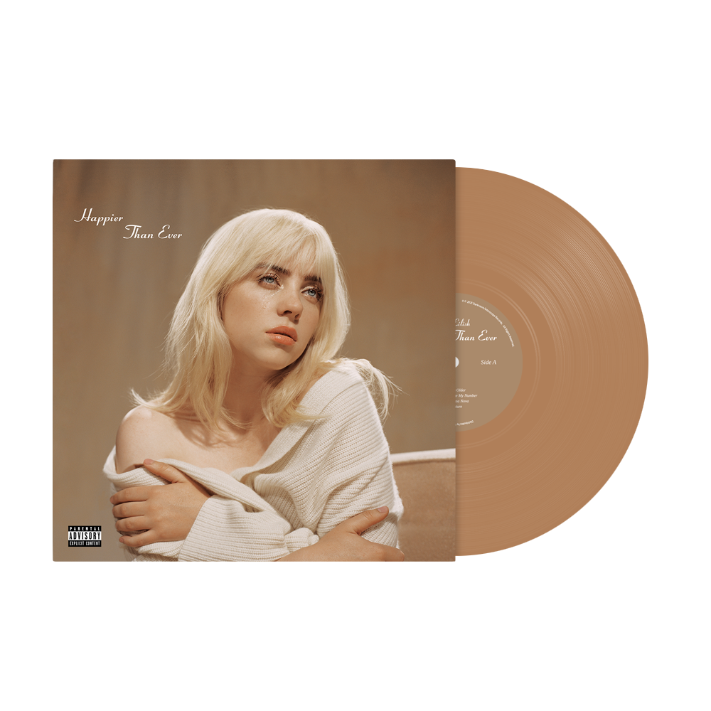 Billie Eilish - Happier Than Ever - Vinyle Couleur Sienne Édition Limitée