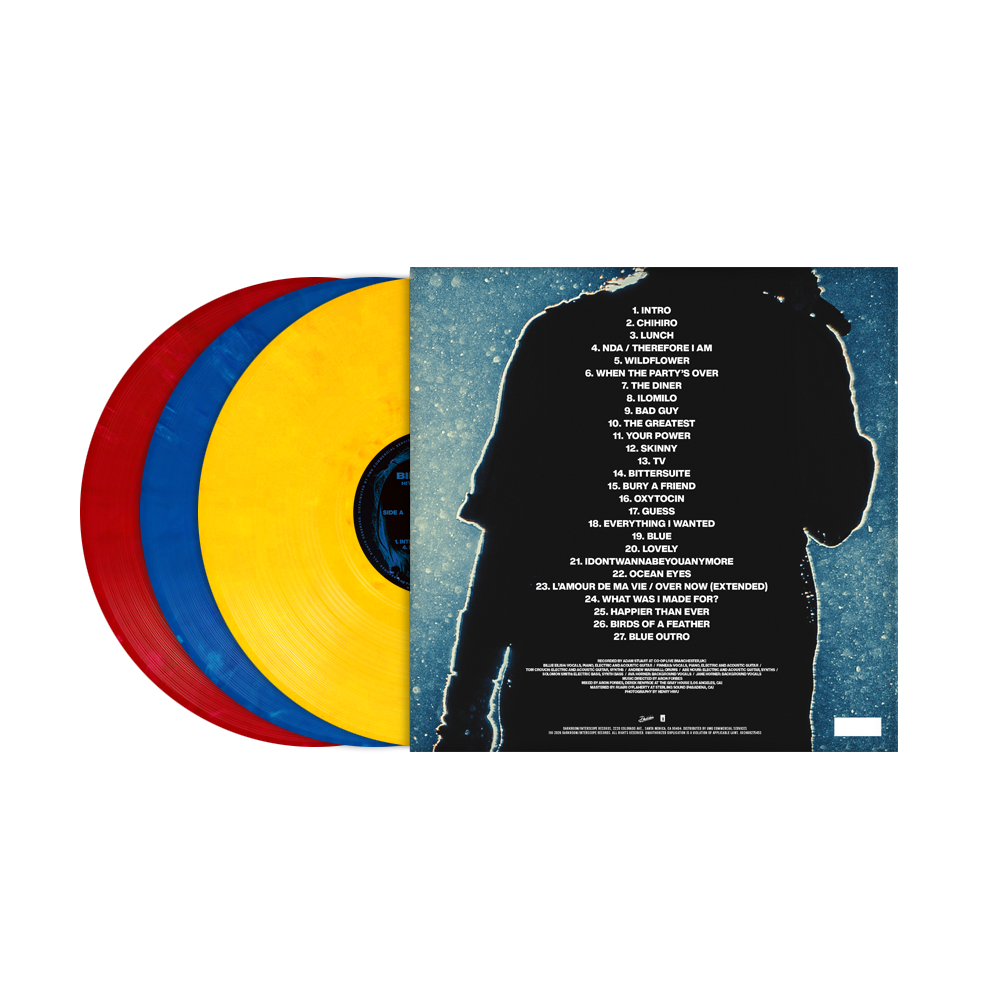 Billie Eilish - HIT ME HARD AND SOFT: THE TOUR (LIVE) - Triple Vinyle
