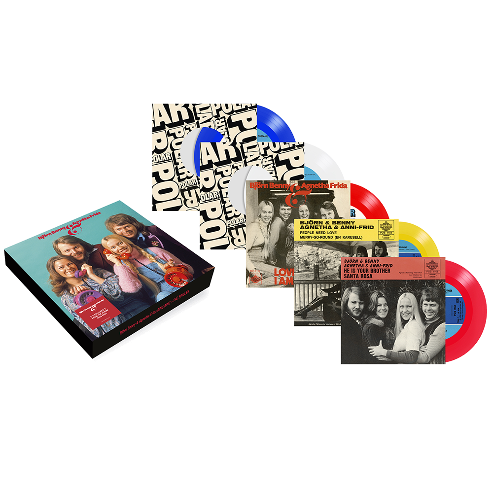 ABBA - Ring Ring - Coffret Vinyles 45T Couleur Édition Limitée