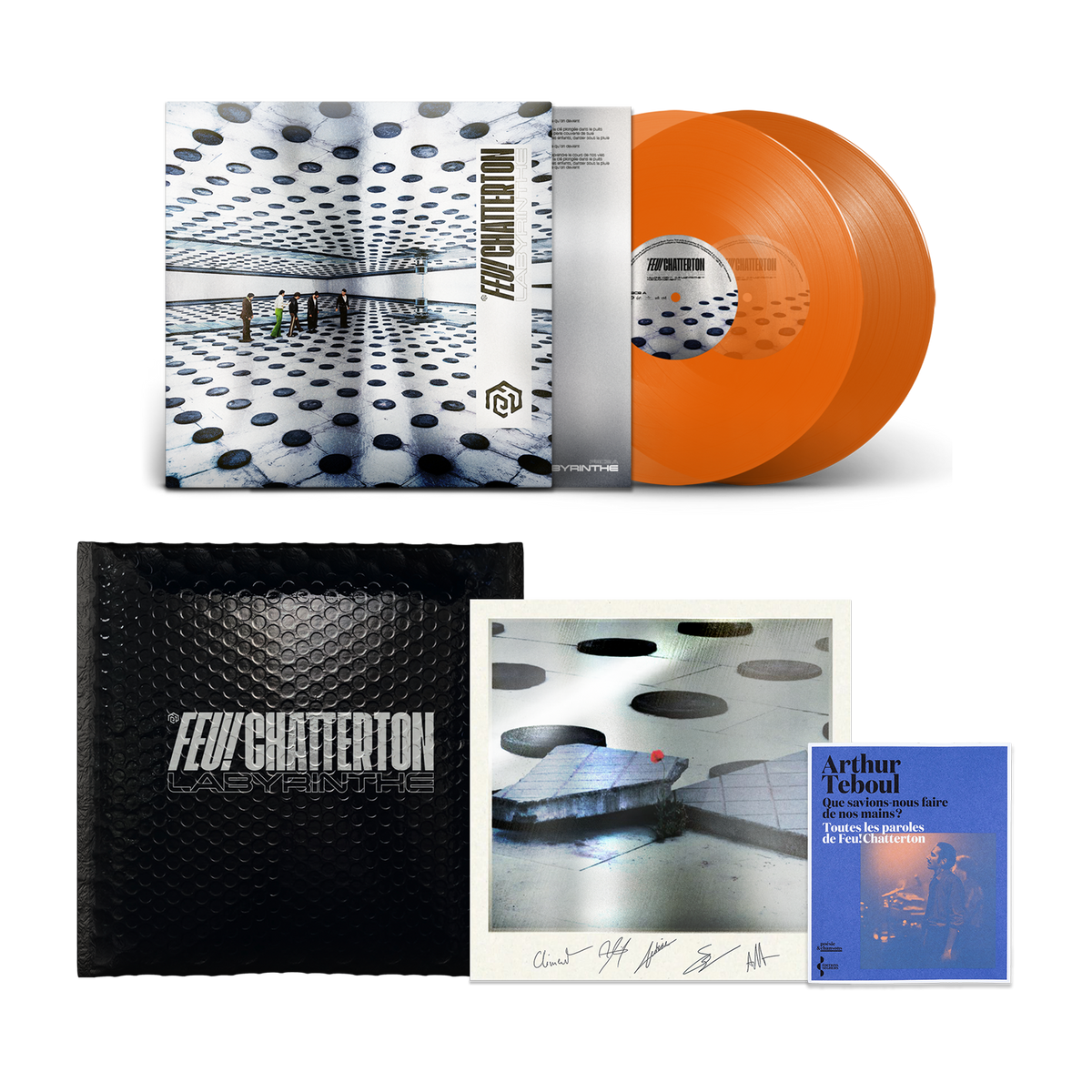 Feu! Chatterton - Labyrinthe - Pack Vinyle Édition Argentée (Inclus une lithographie dédicacée)