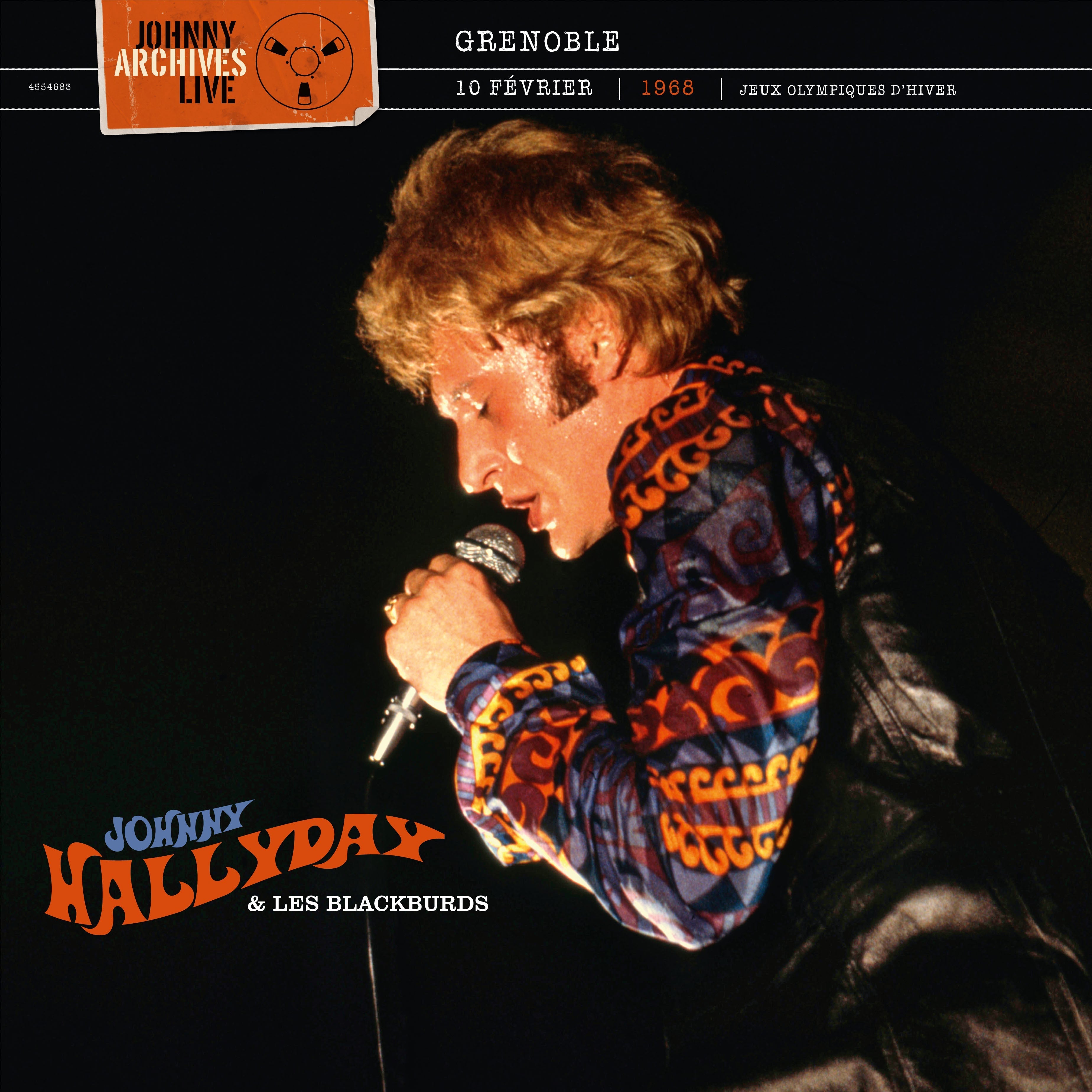 Johnny Hallyday - Live Grenoble 1968 - Double Vinyle et Poster