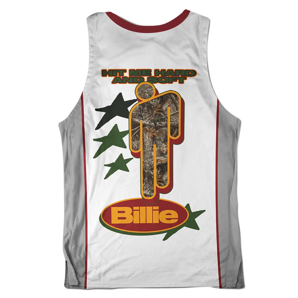 Billie Eilish - Camo Blohsh Basketball Jersey